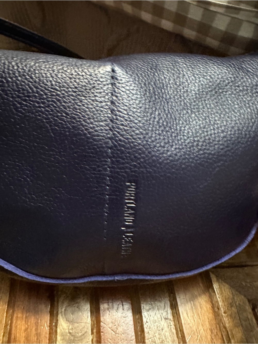 Portland Leather Koala Sling Bag in Cobalt - Picture 5 of 6